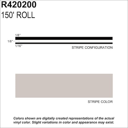 Sharpline Converting MS, 5/16" X 150'; New Pewter Metallic R420200